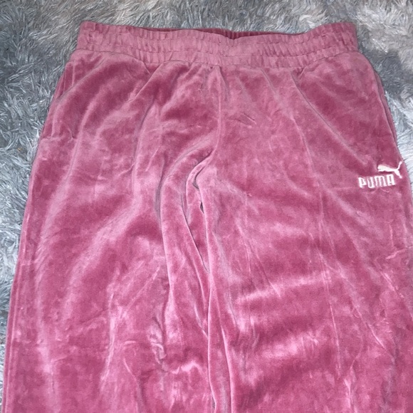Pink puma sweatpants - Picture 2 of 5